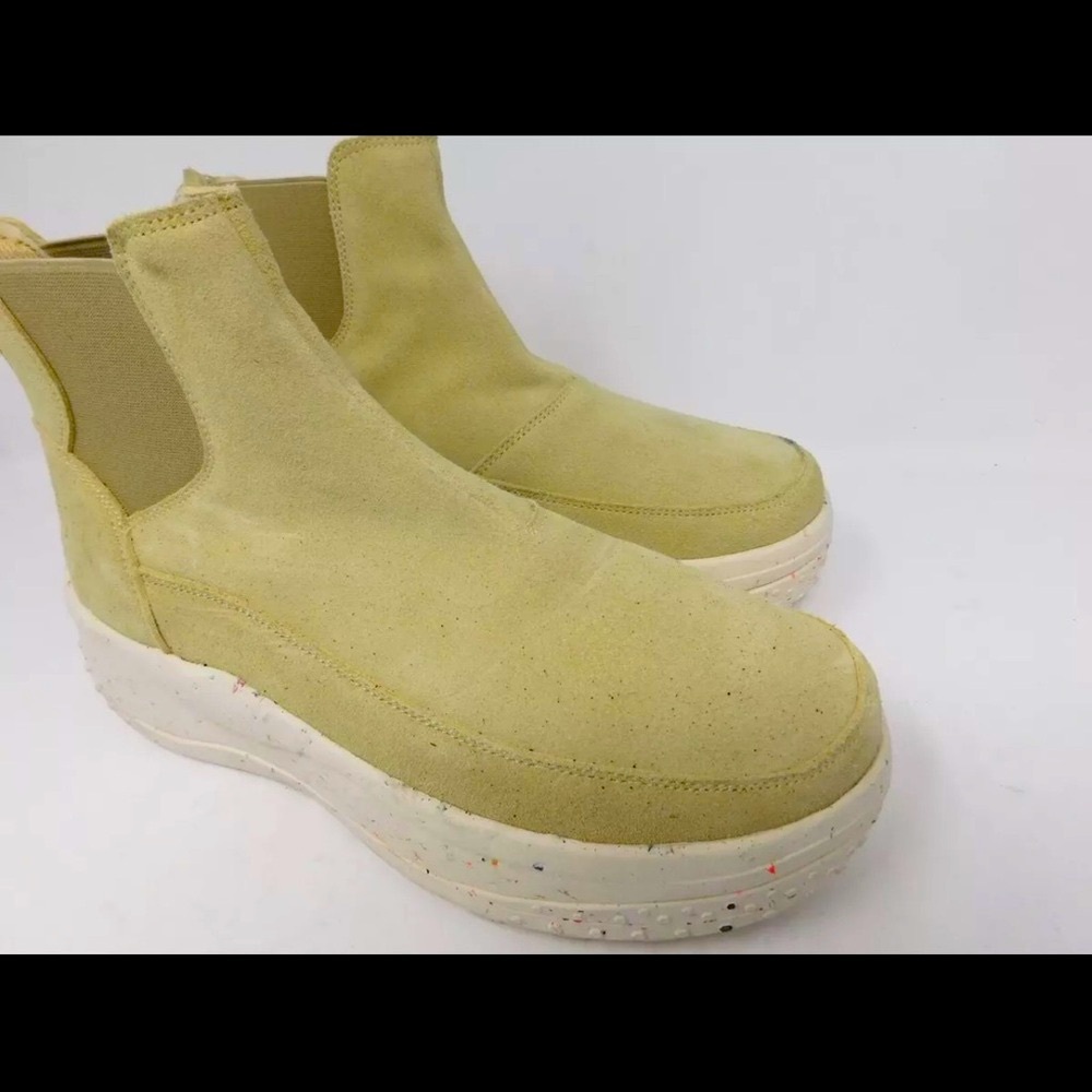 Holo Footwear Women's Chunky Lug Sole Oasis Chelsea Leather Shoe Sneaker 2" heel